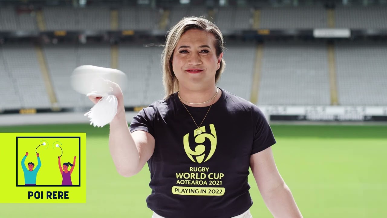 Thumbnail of the video 'It's POI TIME at the Rugby World Cup'
